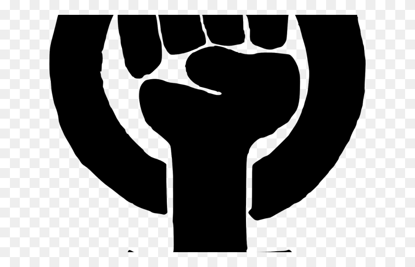 640x480 Black Panther Clipart Fist Me Too Movement Symbol, Gray, World Of Warcraft HD PNG Download