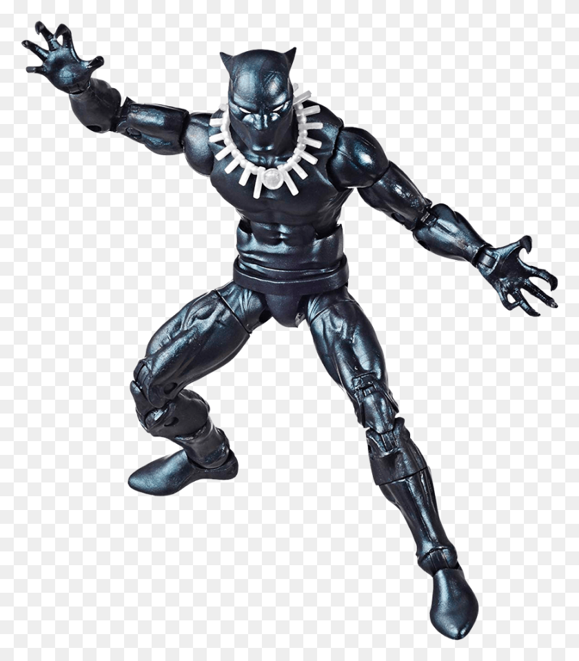 867x1000 Black Panther Marvel Legends Vintage 6 Action Figure Marvel Legends Vintage Wave 2 Black Panther, Alien, Person, Human HD PNG Download