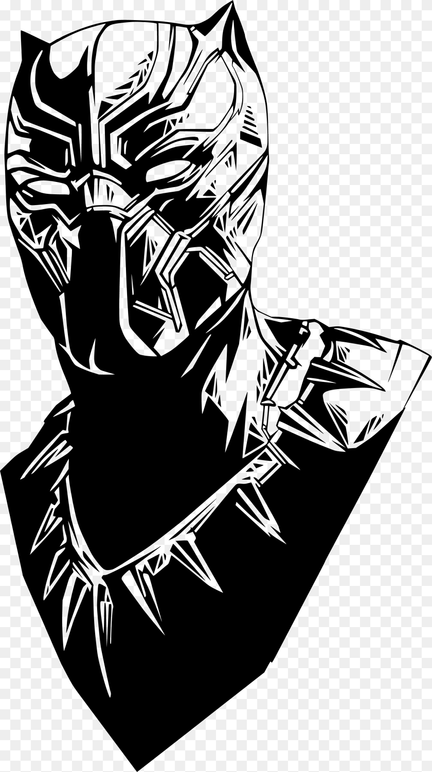 Black Panther Marvel Vector, Stencil, Adult, Male, Man Transparent PNG