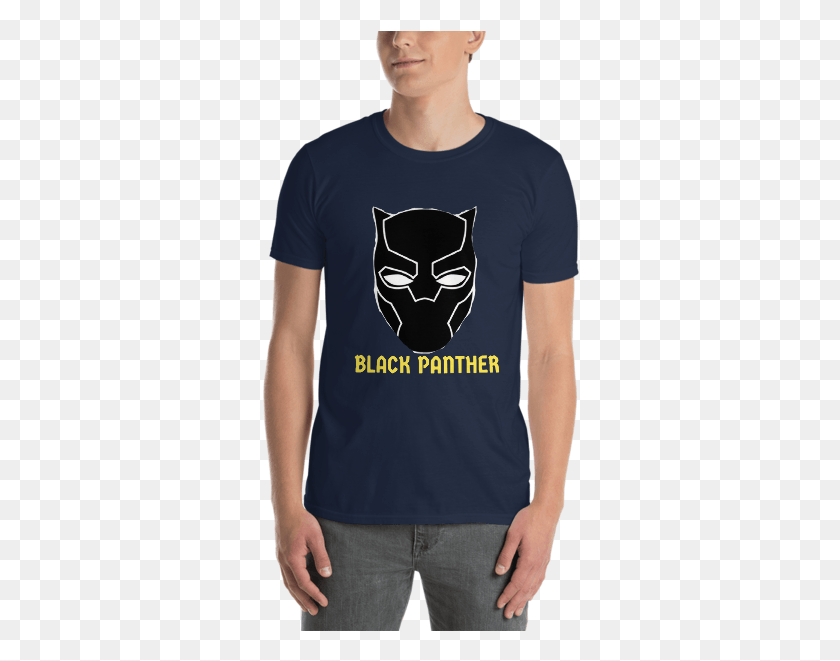 318x601 Black Panther Mask Tshirt Un Poco Loco Shirt, Clothing, Apparel, Person HD PNG Download