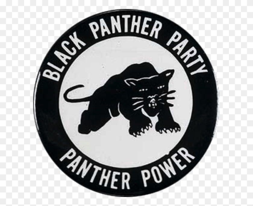 619x625 Black Panther Party Logo Image Black Panther Logo History, Label, Text, Sticker HD PNG Download
