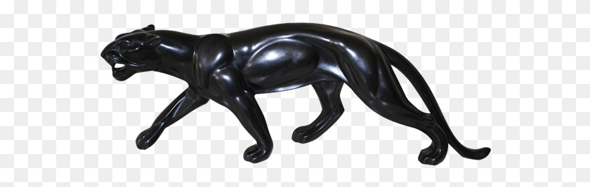 558x207 Black Panther Statue Bronze Sculpture, Blow Dryer, Dryer, Appliance HD PNG Download