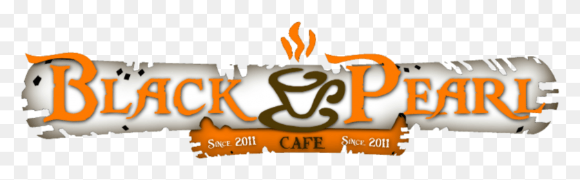 1569x405 Descargar Png Black Pearl Cafe Logotipo Png