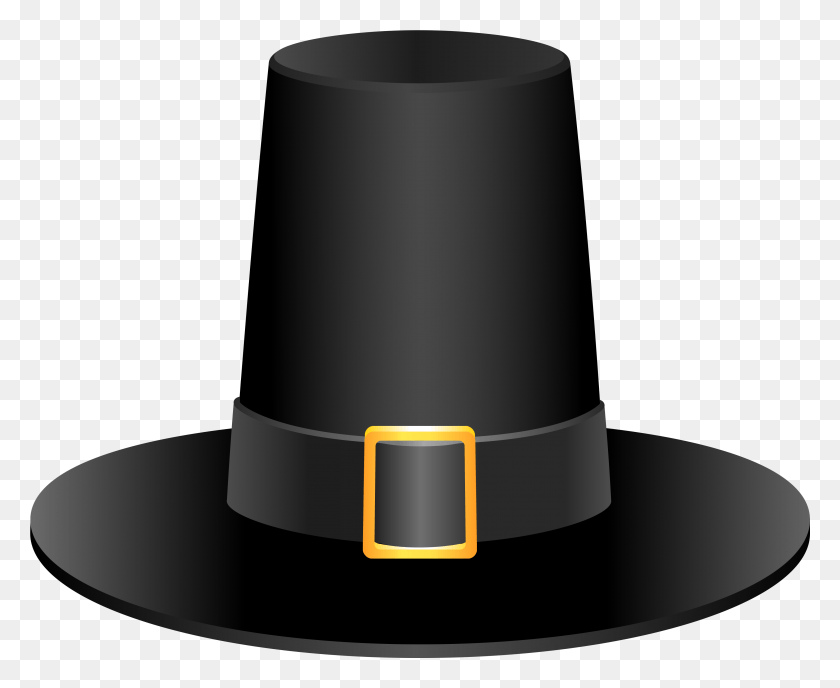 3726x3001 Black Pilgrim Hat Picture Clip Art Pilgrim Hat, Clothing, Apparel, Hat HD PNG Download