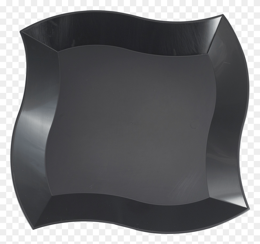 1126x1051 Black Plastic 10In Wave Dinner Plate Metal, Furniture Descargar Hd Png