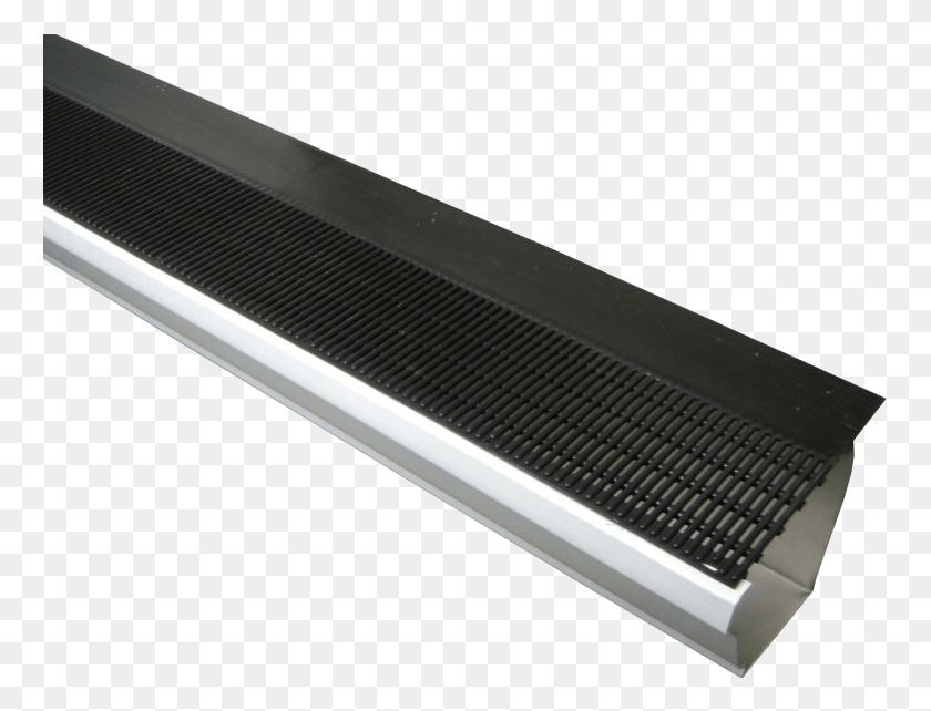 763x582 Black Plastic Gutter Guard, Computer Keyboard, Computer Hardware, Keyboard HD PNG Download