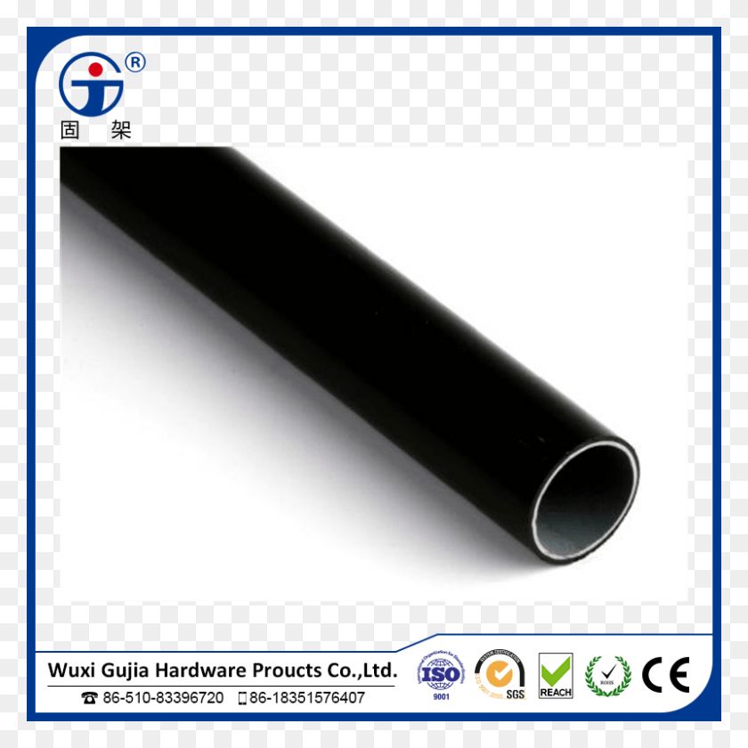 800x800 Black Plastic Peabs Coated Water Pipe Roll Painted Creform, Razor, Blade, Weapon HD PNG Download