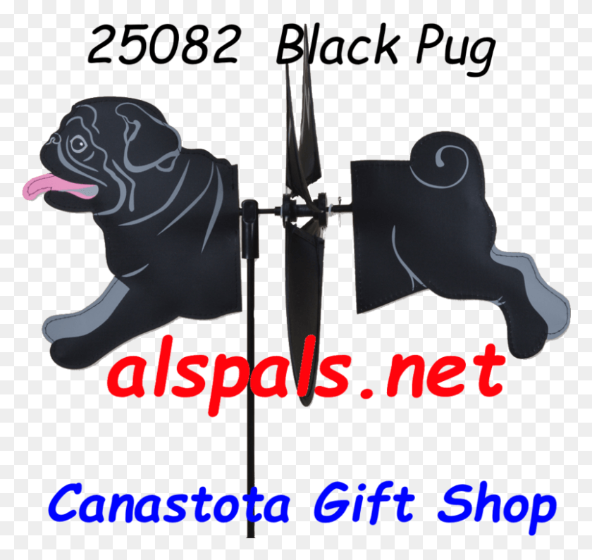 801x755 Descargar Png Black Pug Petite Amp Whirly Wing Spinner Upc Modelleri, Mascota, Animal, Mamífero Hd Png