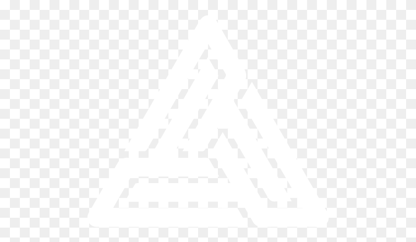 489x429 Черная Пирамида Сундук Новые Цвета И Повторные Изображения Логотип Джонса Хопкинса Белый, Треугольник, Символ, Текст Hd Png Скачать