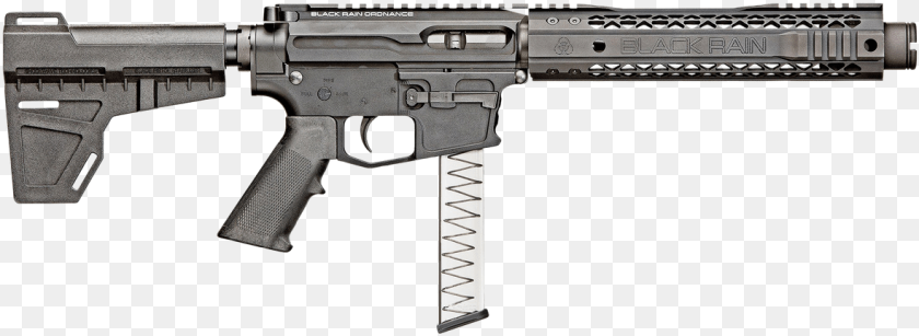 1181x432 Black Rain Fallout Cqb Pistol, Firearm, Gun, Rifle, Weapon Sticker PNG