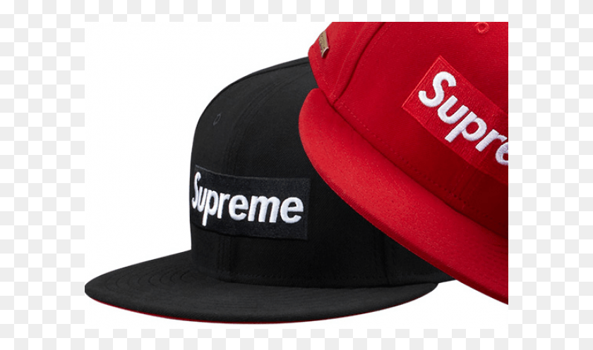601x437 Black Red Supreme Cap, Clothing, Apparel, Baseball Cap HD PNG Download