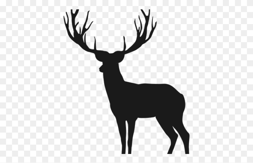 425x481 Black Reindeer, Deer, Wildlife, Mammal HD PNG Download