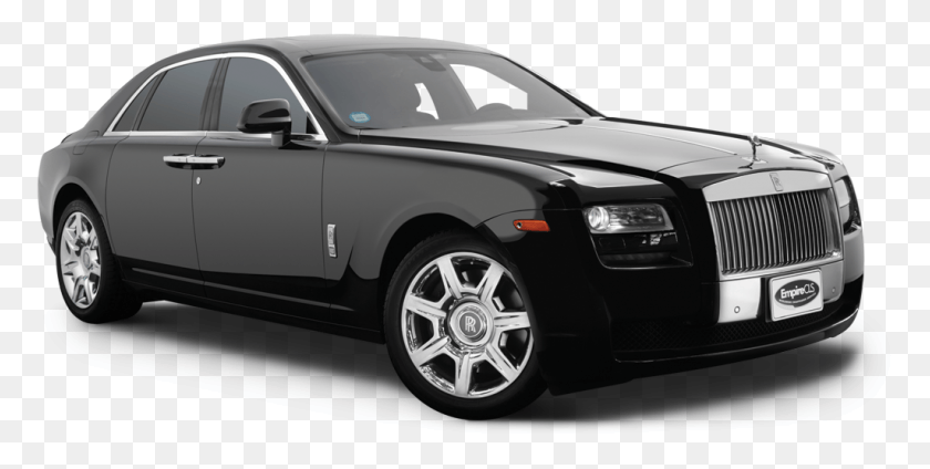 1024x479 Black Rolls Royce Image Rolls Royce Phantom Transparent, Car, Vehicle, Transportation HD PNG Download