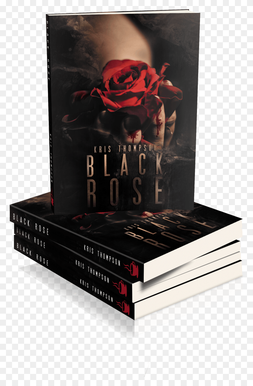 1800x2817 Black Rose 3d Bookstack, Novel, Book, Person HD PNG Download