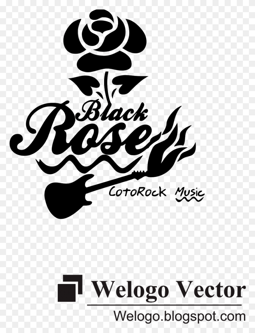 915x1217 Черная Роза Логотип Черная Роза, Quake Hd Png Скачать