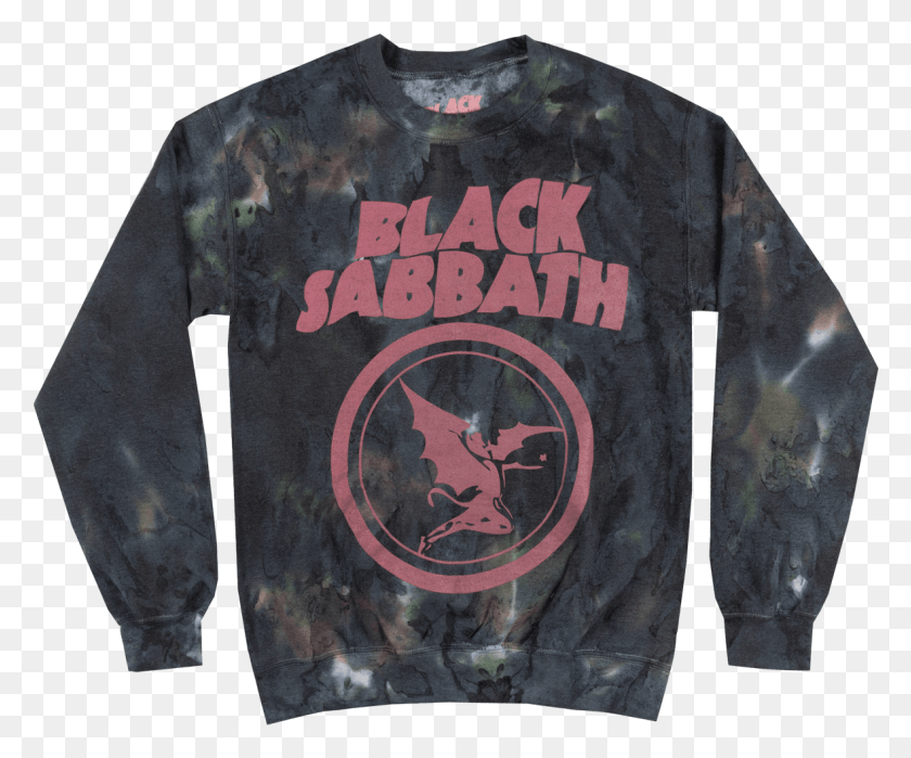 1179x966 Black Sabbath Crewneck Sweatshirt Pullover Metal Music Black Sabbath, Sleeve, Clothing, Apparel HD PNG Download