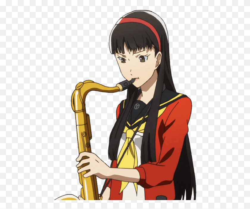 480x641 Black Saxophone Cliparts Yukiko Playing The Saxophone, Leisure Activities, Musical Instrument, Person HD PNG Download