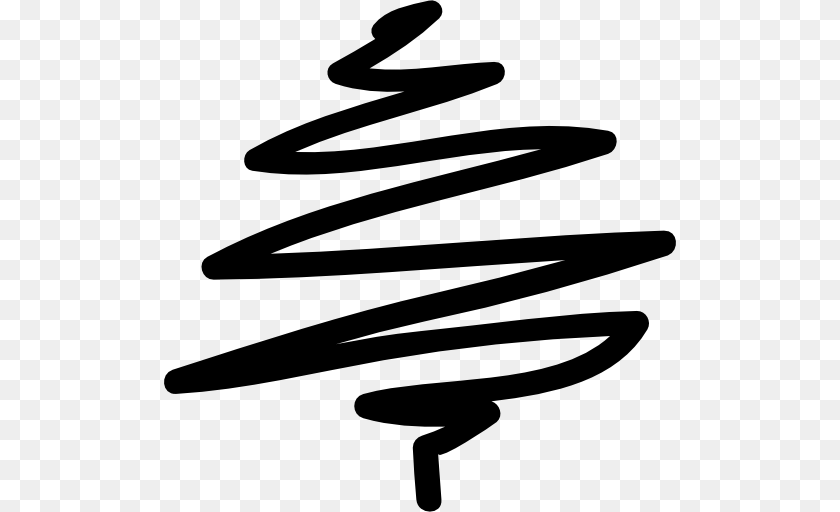 Black Scribble Image, Gray Transparent PNG