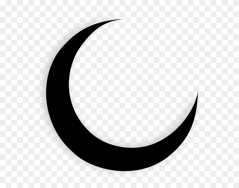600x599 Black Shadow Moon, Horseshoe, Text, Tape HD PNG Download
