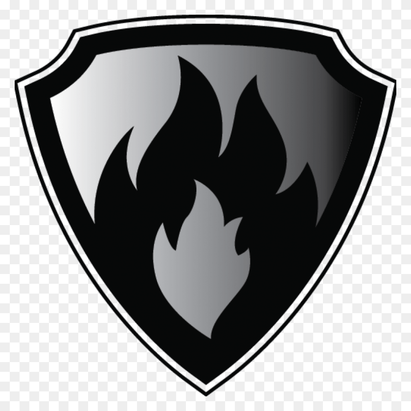 1024x1024 Escudo Negro Studio Emblema, Símbolo, Armadura Hd Png