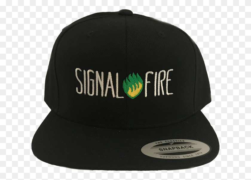 631x544 Black Signal Fire Snapback Hat Baseball Cap, Clothing, Apparel, Cap HD PNG Download