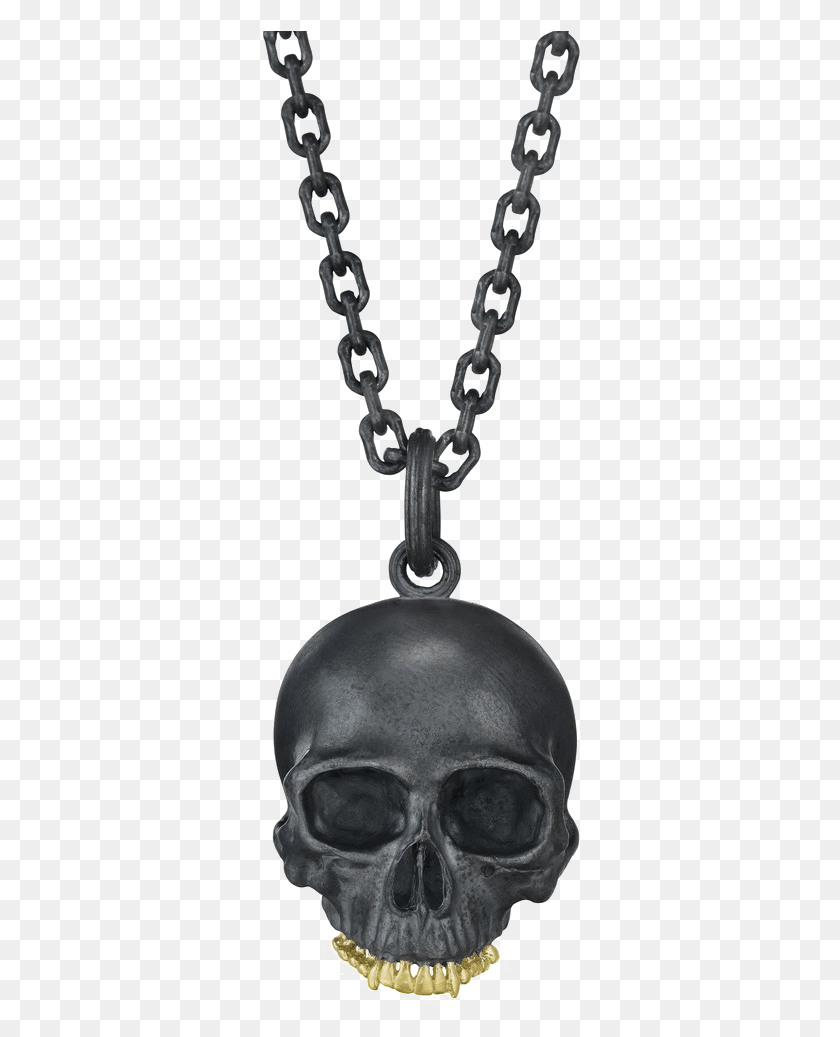 328x977 Black Skull Transparent Background Black Neck Chain, Person, Human, Metropolis HD PNG Download