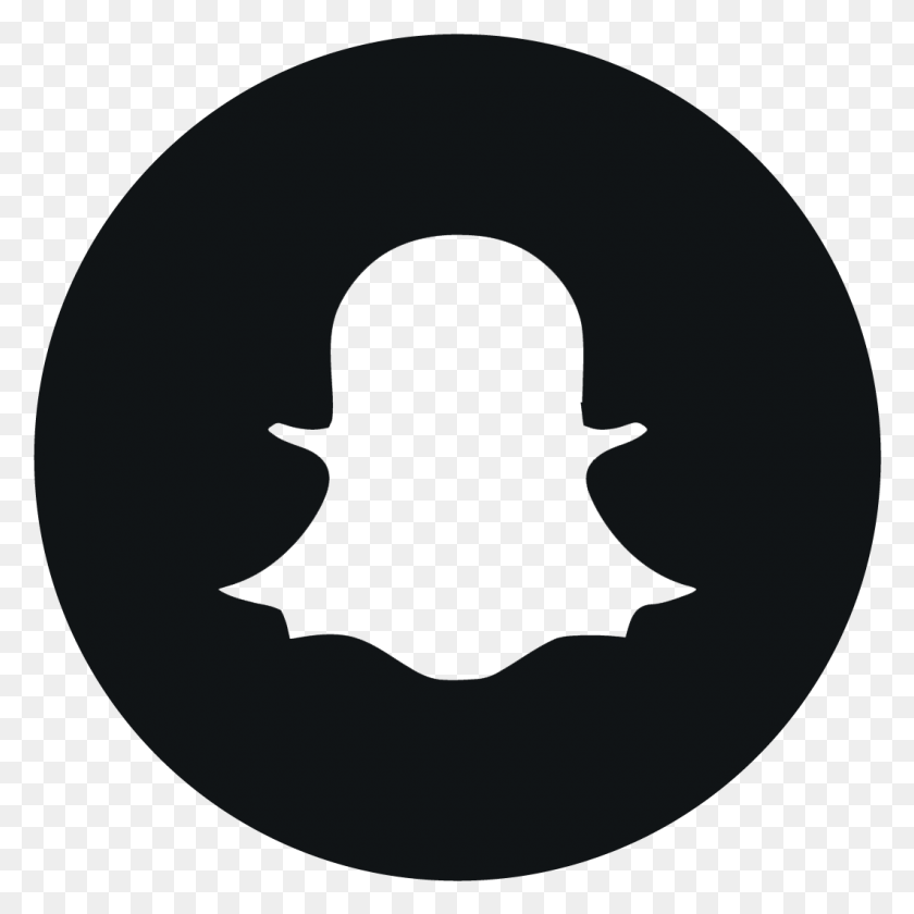 1060x1060 Черный Snapchat Значок Прозрачный, Символ, Человек Hd Png Скачать