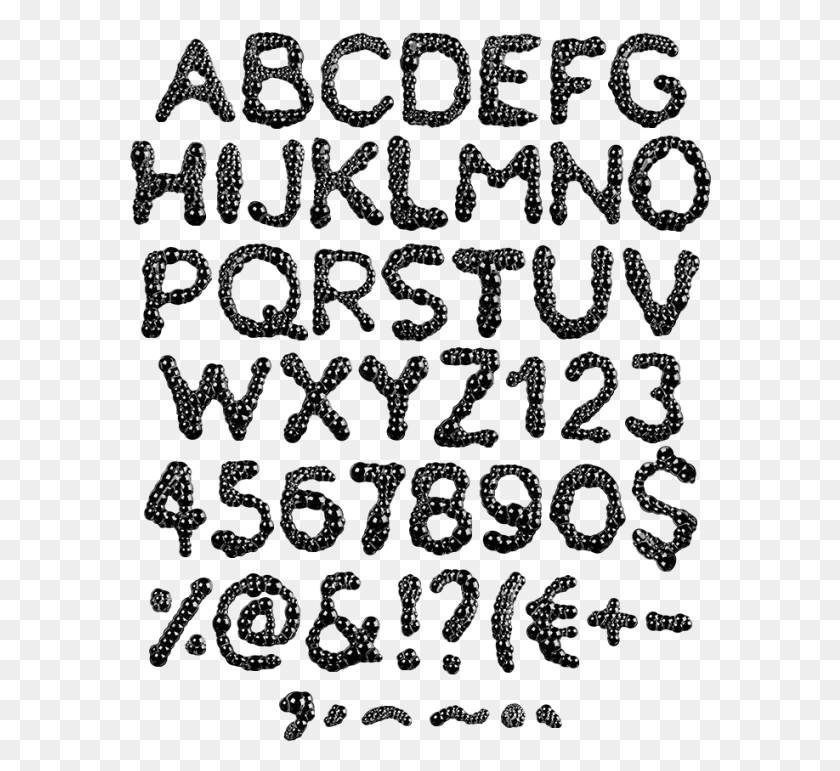 582x711 Black Soap Bubbles Font Illustration, Text, Alphabet, Rug HD PNG Download
