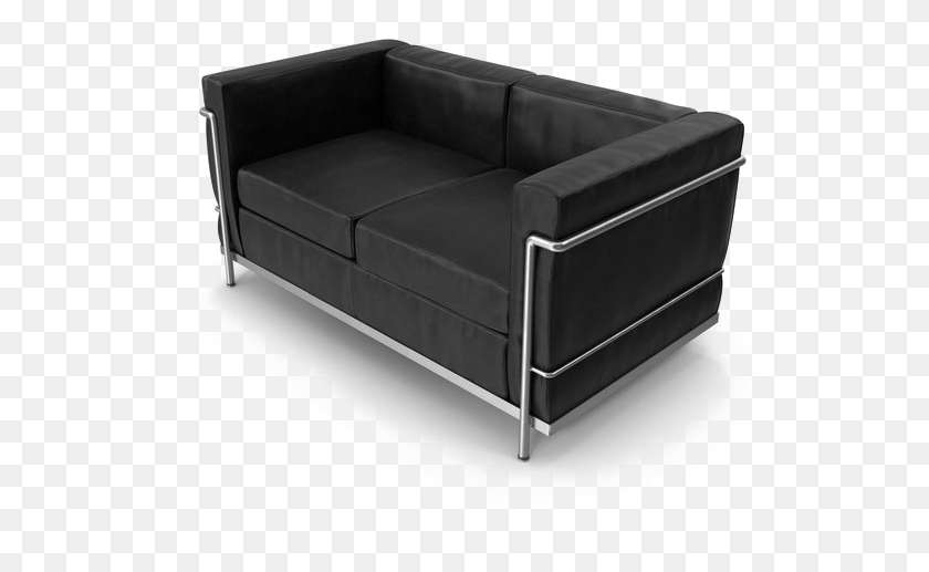 577x457 Black Sofa Transparent Background, Furniture, Couch, Armchair HD PNG Download