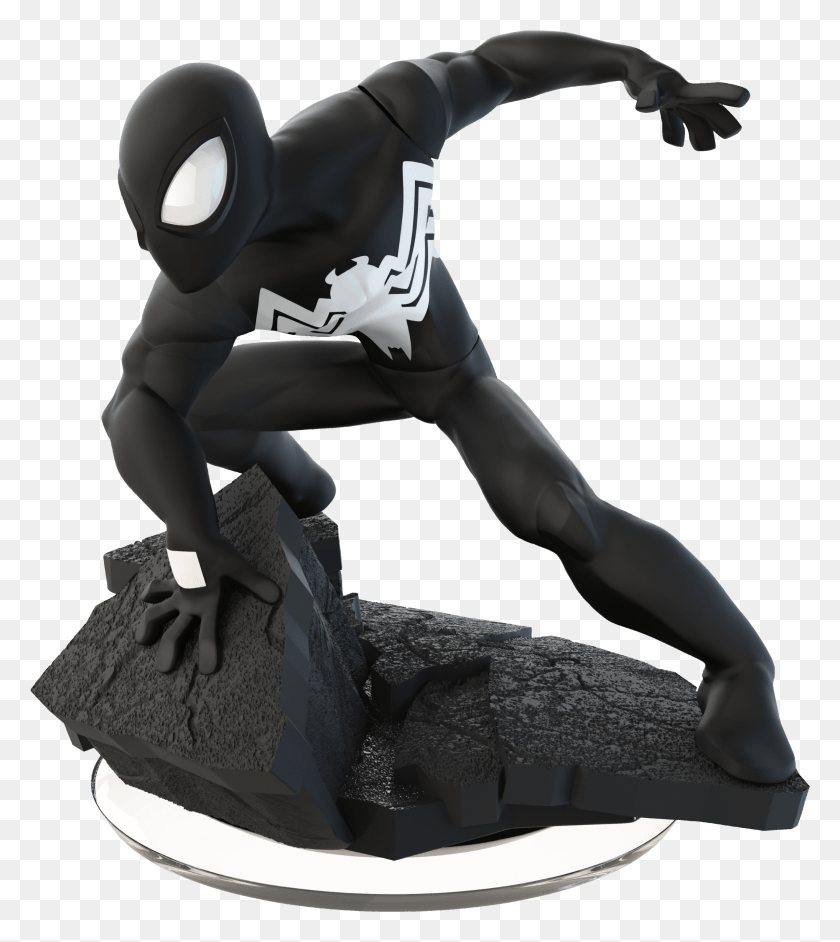 2814x3182 Black Spiderman Marvel Disney Infinity All Characters HD PNG Download