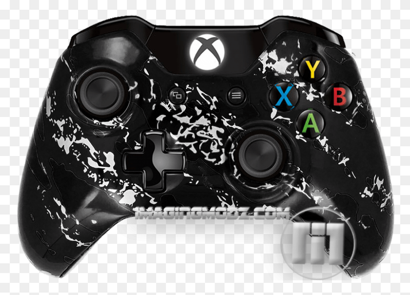 800x559 Black Splatter Xbox One Controller Xbox One Controller Printable, Electronics, Motorcycle, Vehicle HD PNG Download