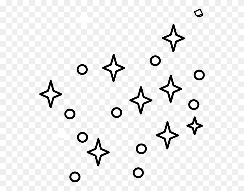 570x596 Black Stars Stars Clipart Black And White, Symbol, Star Symbol HD PNG Download