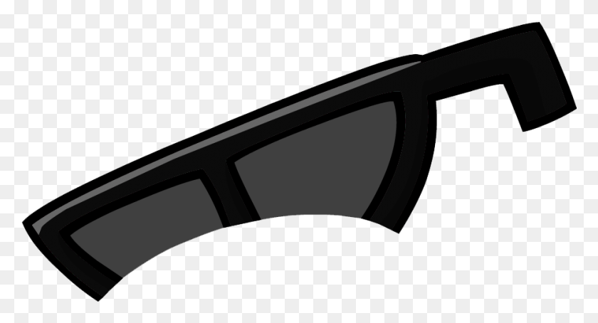 929x470 Черные Солнцезащитные Очки Club Penguin Glasses, Аксессуары, Аксессуар, Пистолет Hd Png Скачать