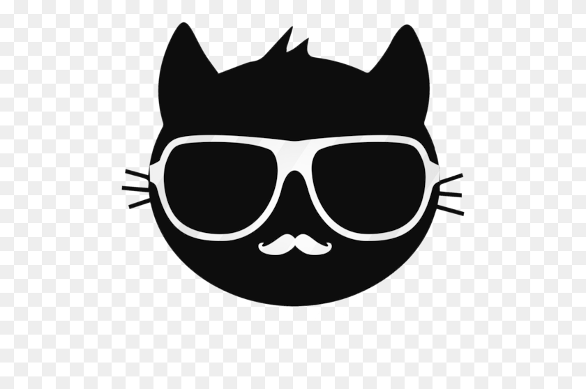 494x498 Black Sunglasses Meme Aviator Sunglasses Black Cat With Sunglasses Svg, Goggles, Accessories, Accessory HD PNG Download