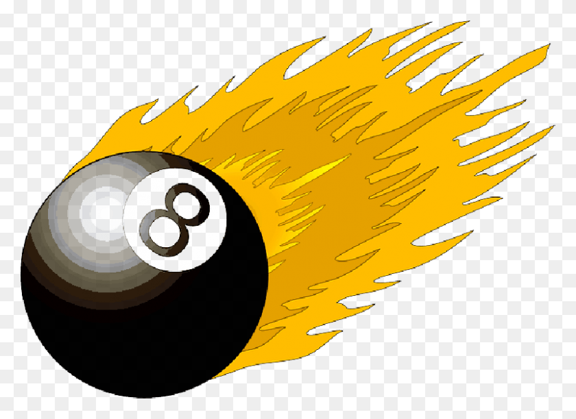 800x567 Black Table Fire Cartoon Ball Flame Free Pool 8 Ball Pool, Graphics, Light HD PNG Download