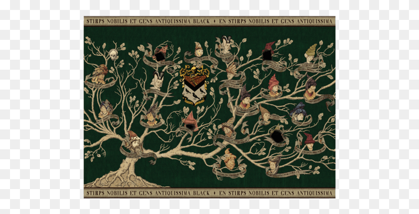 509x370 Black Tapestry Harry Potter, Rug, Text HD PNG Download