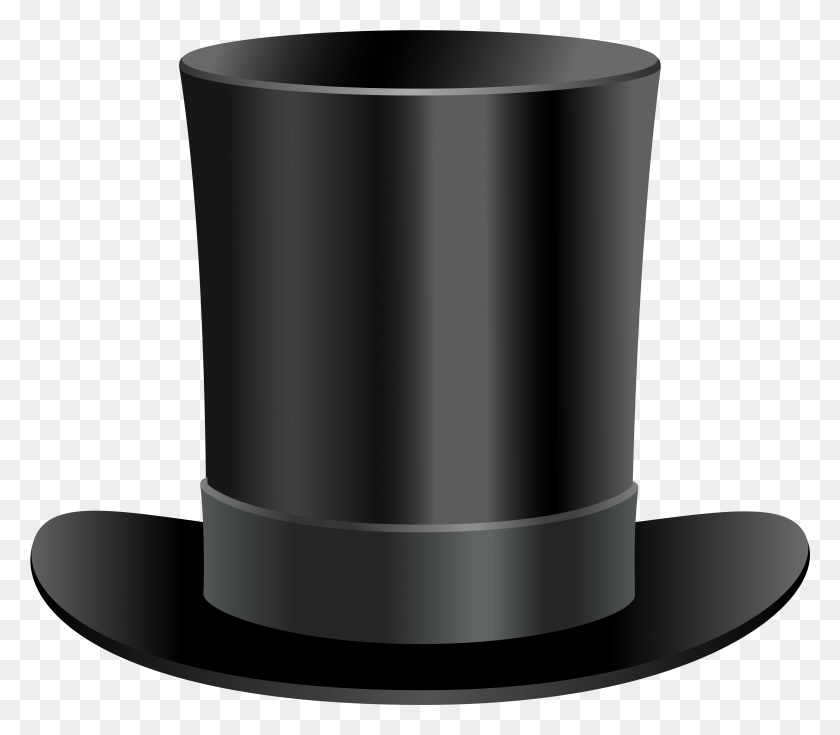 3954x3424 Black Top Hat Clipart Abraham Lincoln Top Hat Clipart, Cylinder, Clothing, Apparel HD PNG Download