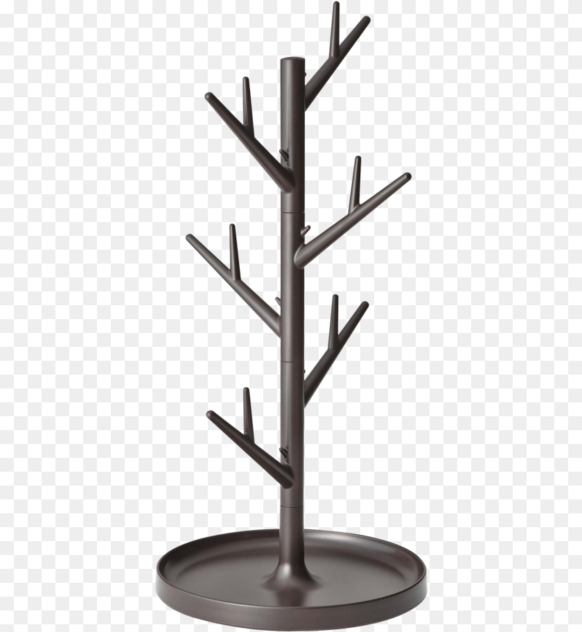 Black Tree Like Countertop Stand By Yamazaki Kitchen, Furniture, Cross, Symbol Transparent PNG
