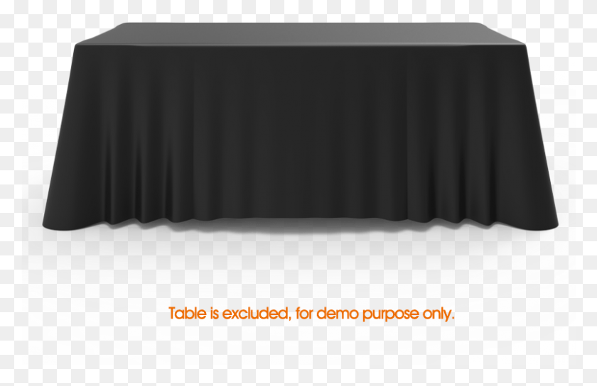 801x498 Black Versatile Loose Table Throw With Round Corners Tablecloth, Monitor, Screen, Electronics HD PNG Download