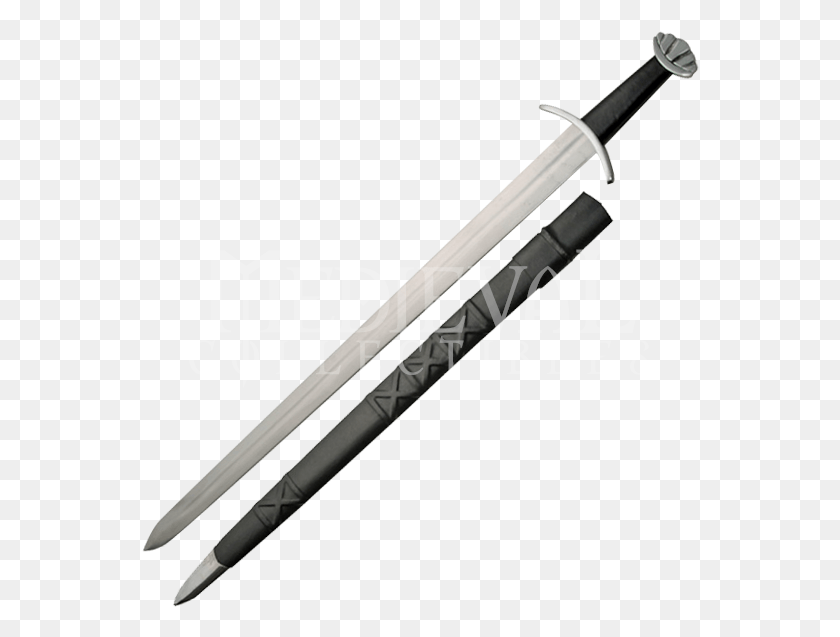 558x577 Black Viking Warrior Sword Sword, Blade, Weapon, Weaponry HD PNG Download