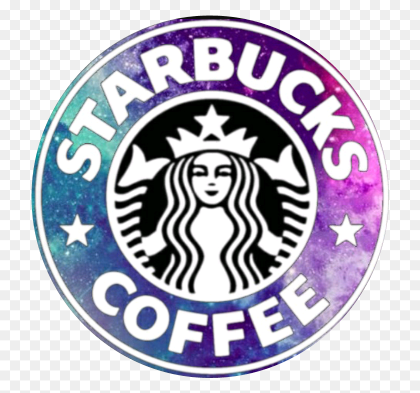 716x725 Black White Coffee Starbucks Swag Logo, Symbol, Trademark, Badge Descargar Hd Png