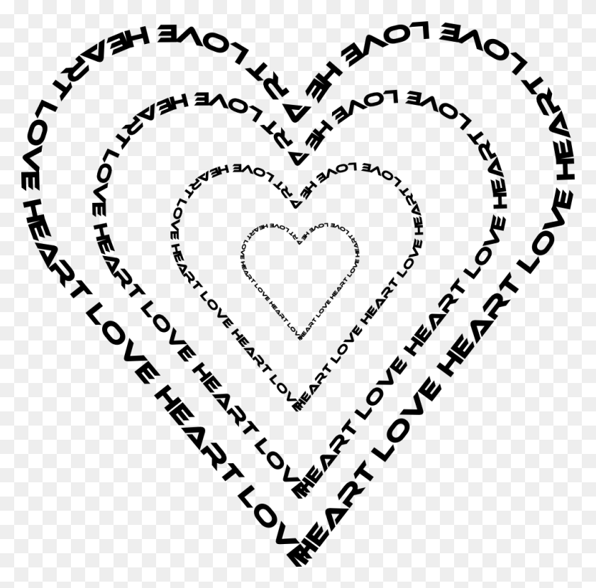 999x985 Black White Heart Love Hearts In Black And White, Heart, Rug HD PNG Download