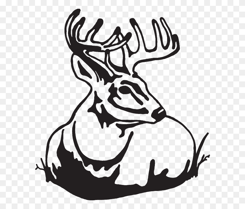 600x659 Черно-Белый Логотип Hoyt, Трафарет, Дикая Природа, Животное Hd Png Скачать