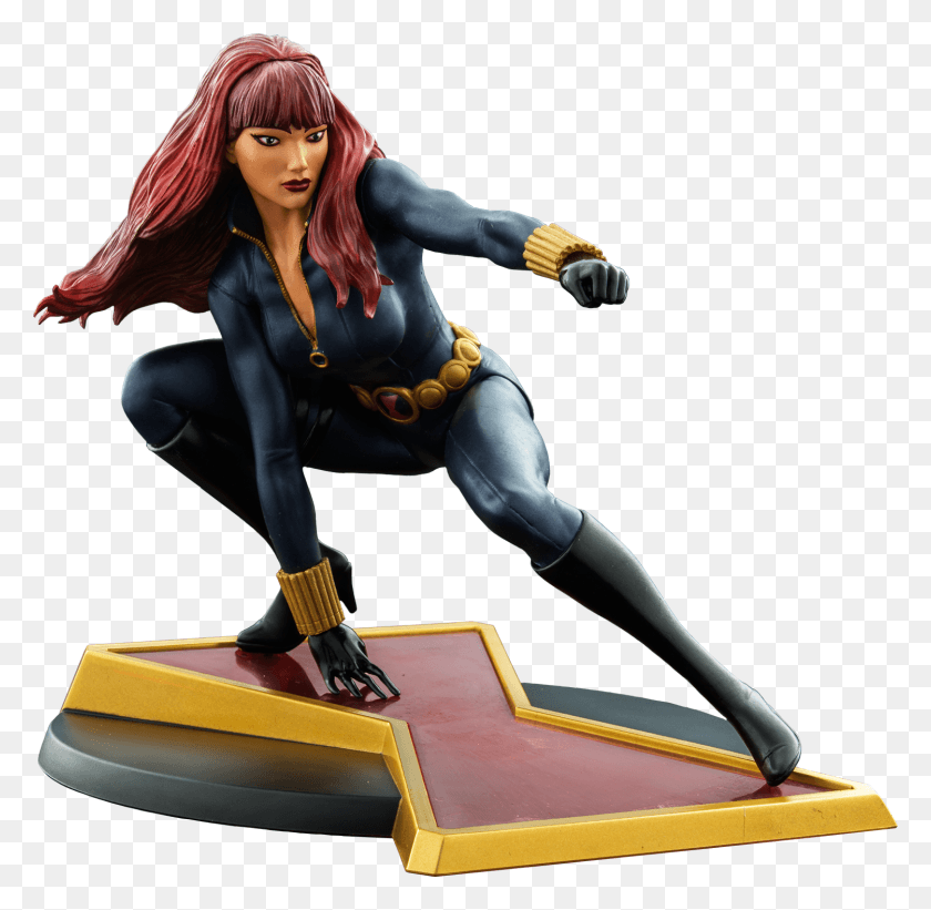 1500x1464 Black Widow Marvel Gallery 9 Pvc Diorama Statue Figurine, Person, Human, Clothing HD PNG Download