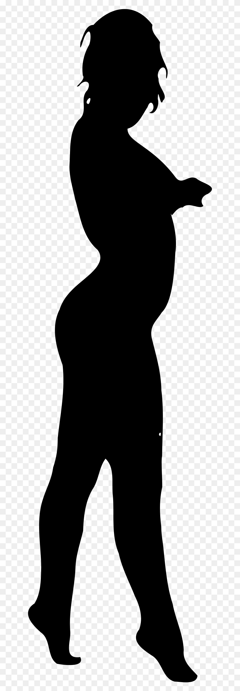 645x2357 Black Woman Silhouette Clip Art Silhouette, Gray, World Of Warcraft HD PNG Download