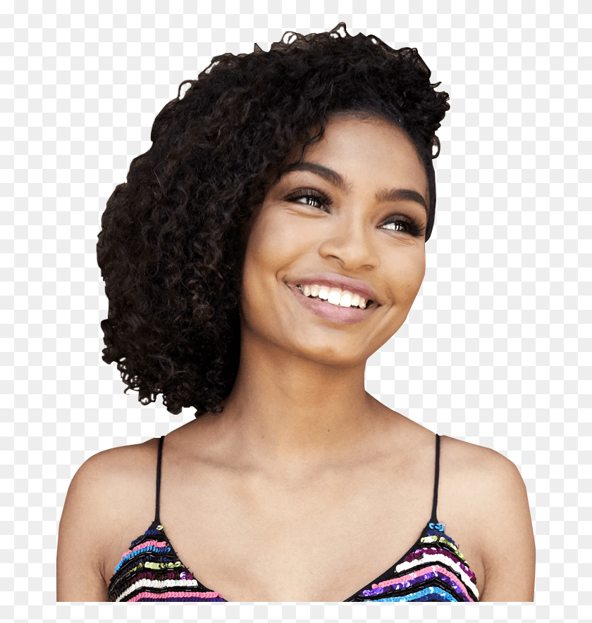 682x825 Black Woman Smiling Transparent, Hair, Person, Human HD PNG Download