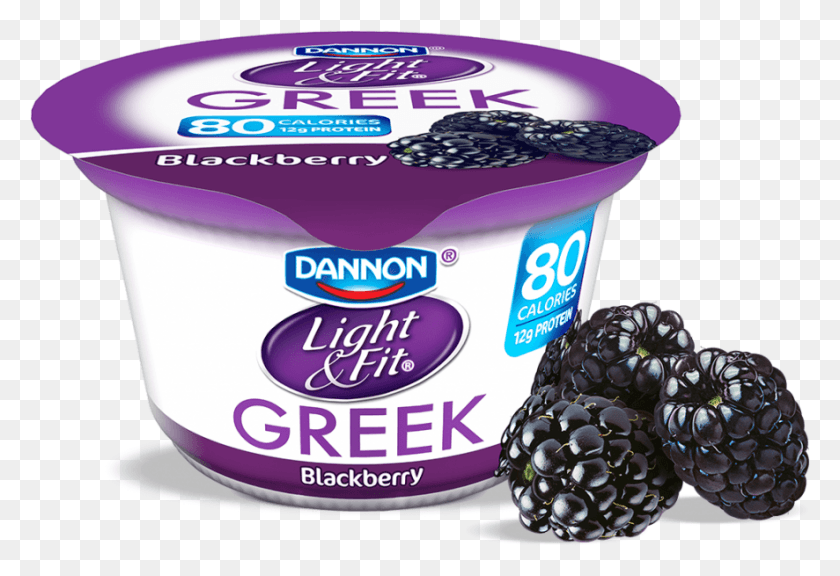 886x587 Blackberry Greek Yogurt Dannon Greek Yogurt Strawberry, Dessert, Food, Plant HD PNG Download
