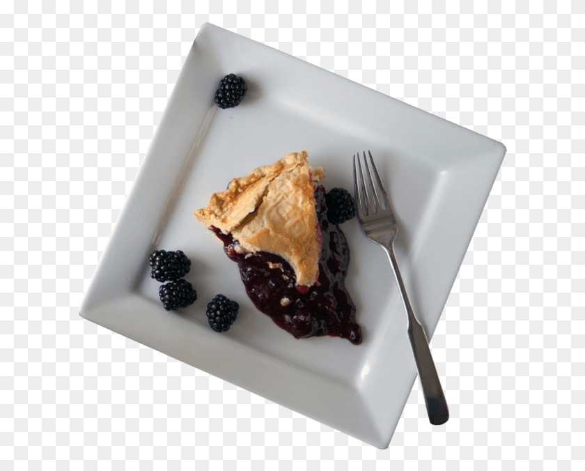618x616 Blackberry Pie, Fork, Cutlery, Dessert HD PNG Download