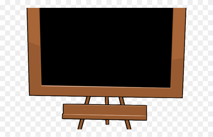 633x481 Blackboard Clipart Classroom Blackboard Transparent Background, Furniture, Monitor, Screen HD PNG Download