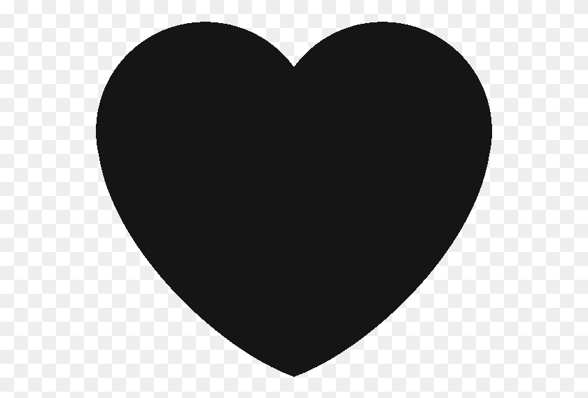 567x509 Blacker Heart Discord Emoji Love Heart Clipart Black And White, Moon, Outer Space, Night HD PNG Download